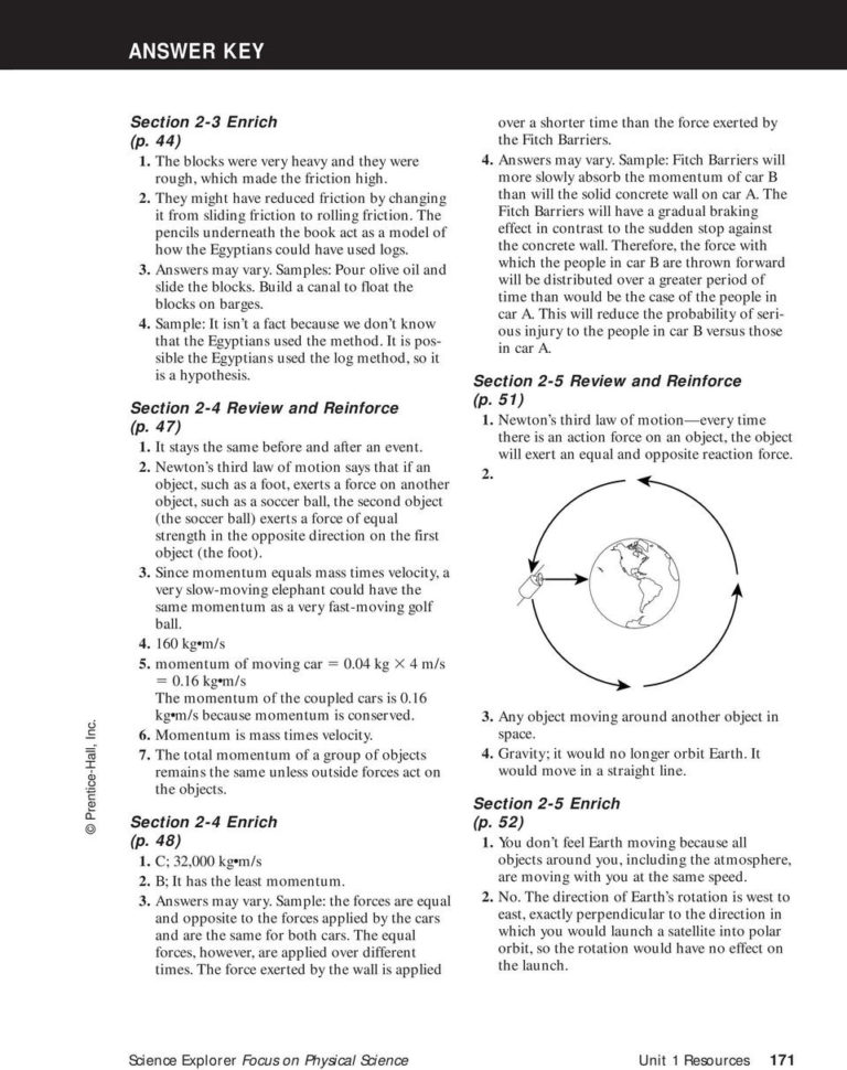 Answer Key Chapter 1  Pdf