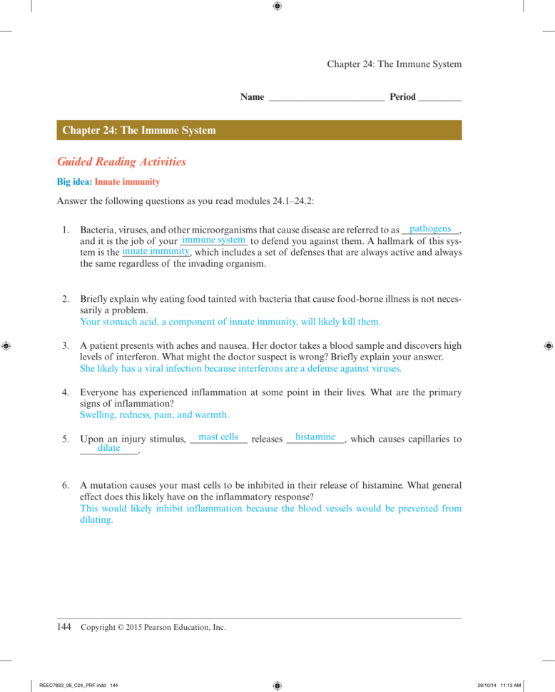 Answer Key Chapter 24  Scarsdale Public Schools Answer Key Chapter 24  Scarsdale Public Schools