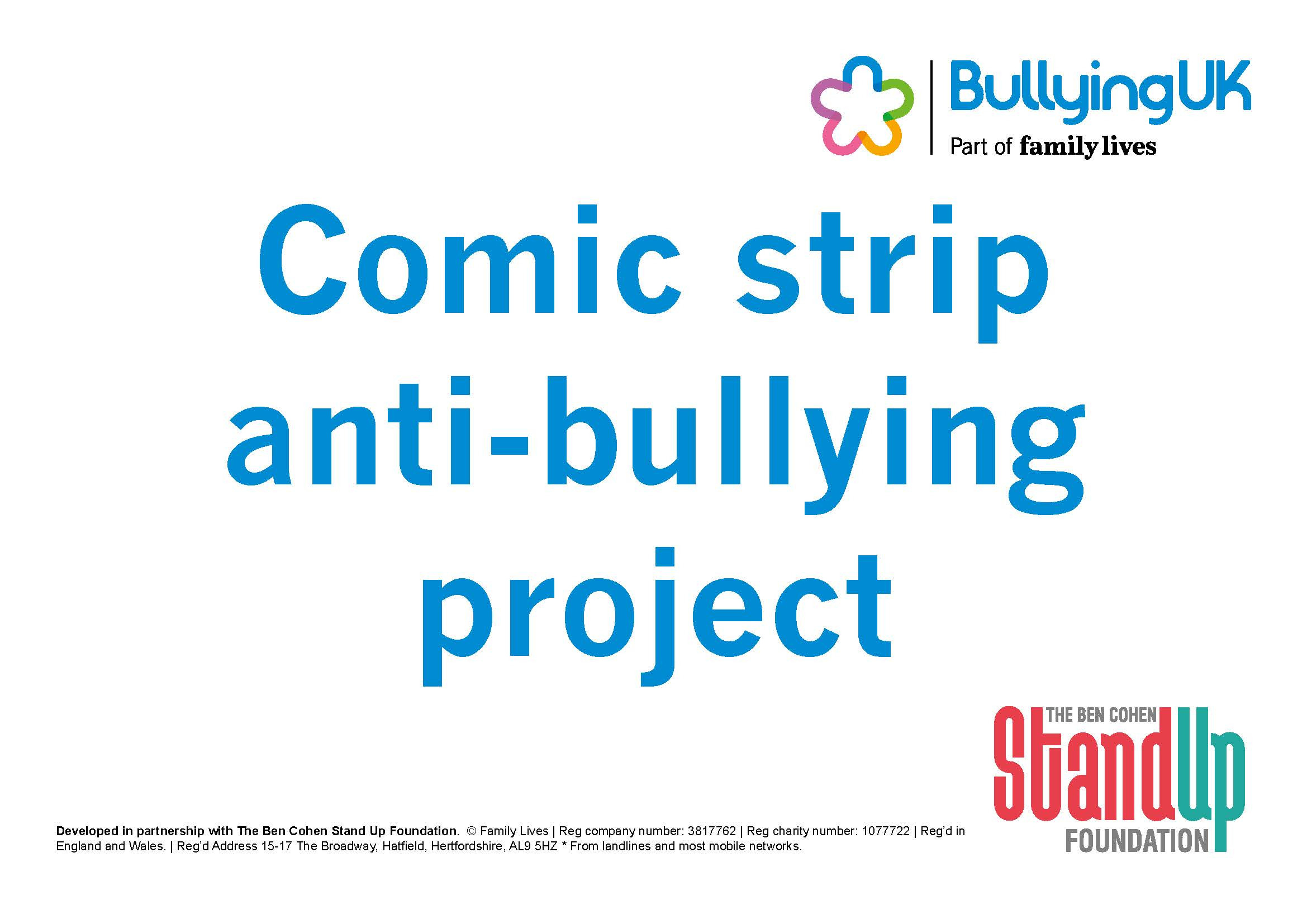 Anti Bullying Week Resources  Family Lives