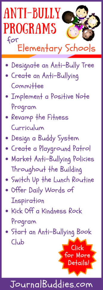 Antibully Programs For Elementary Schools • Journalbuddies
