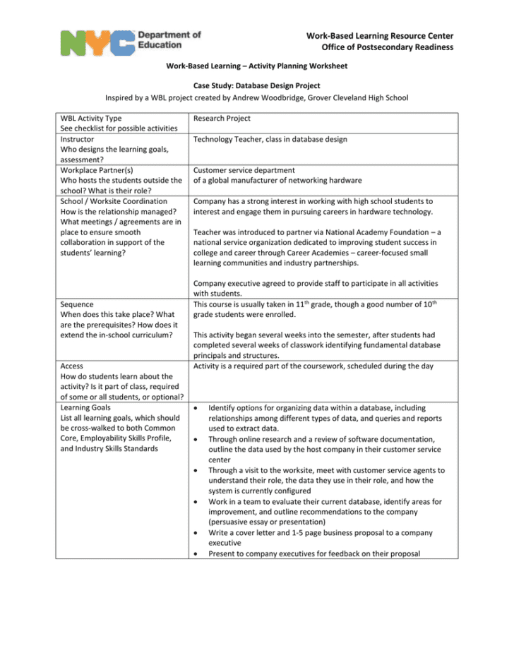 Employability Worksheets Activities