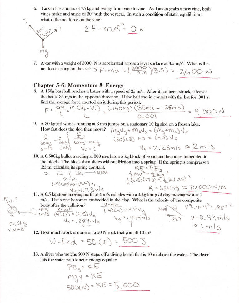 Ap Physics Answers
