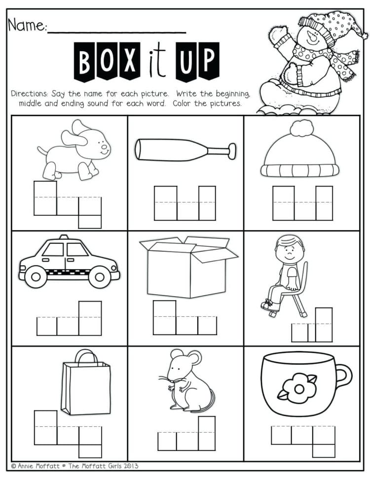 Archaicawful Printable Cvc Words Worksheets Word With