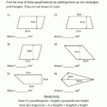 Area Of Quadrilateral Worksheets