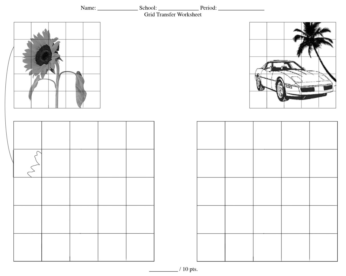 Art Worksheets High School