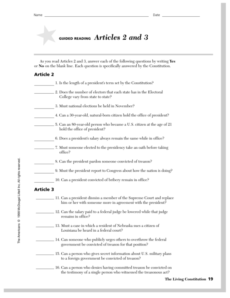 Articles 2 And 3