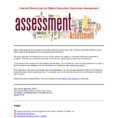 Assessment Resources  Southwestern Christian University
