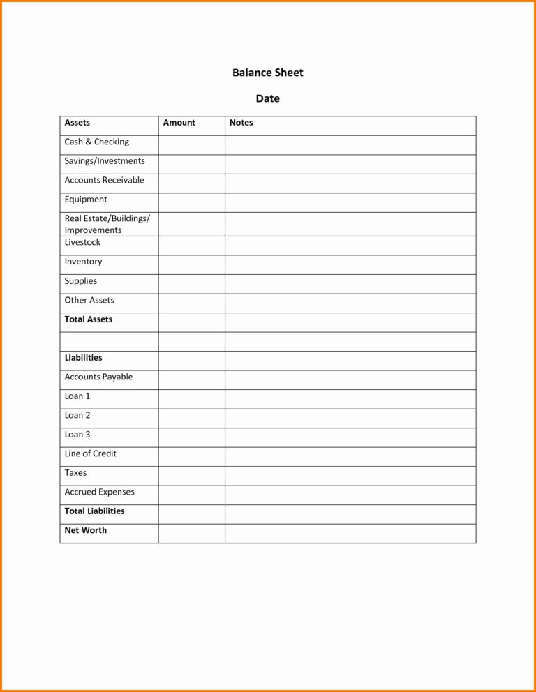 Divorce Assets And Liabilities Worksheet Db excel