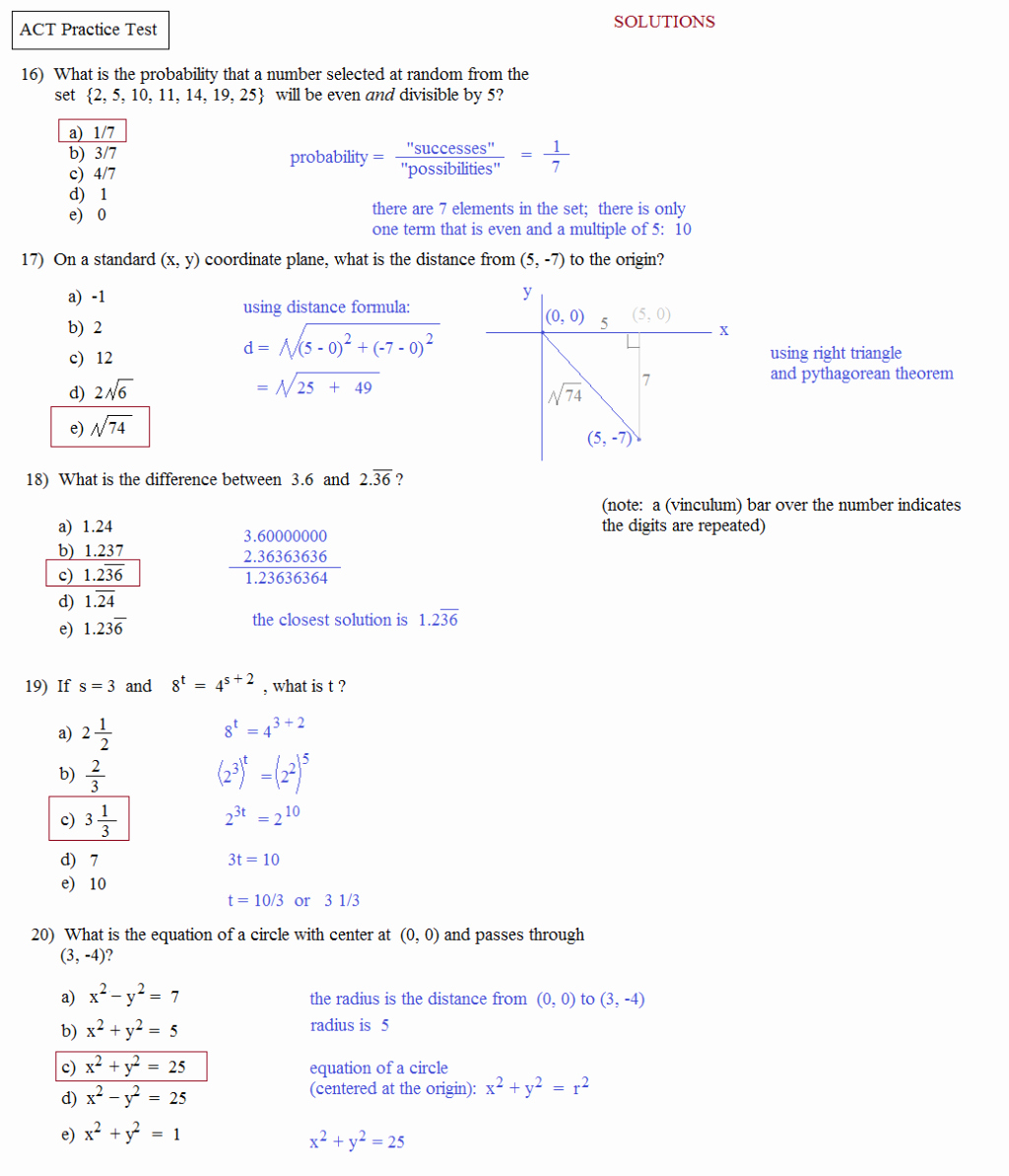 asvab math knowledge worksheet