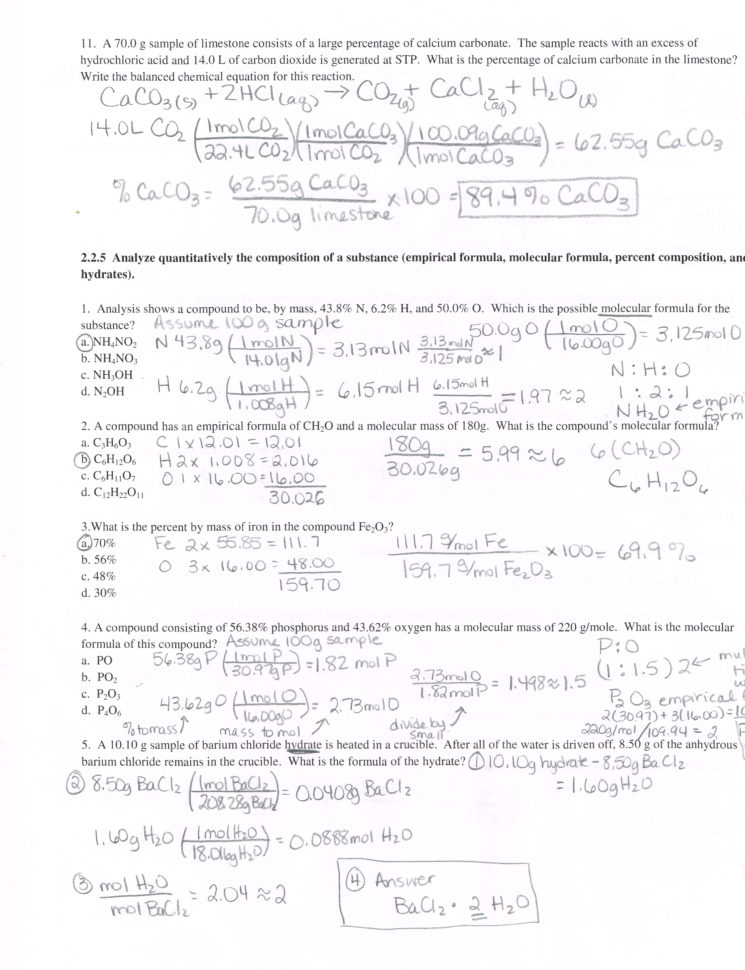 Atkins Anne B  Honors Chemistry Documents