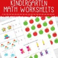 Back To School Kindergarten Math Worksheets