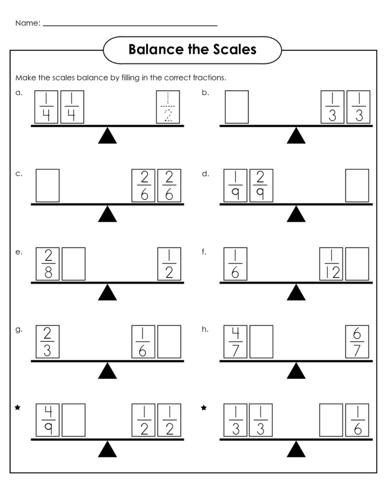 Balance Scale Worksheets For Children Activity Shelter — db-excel.com