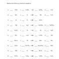 Balancing Chemical Equations Practice Sheet