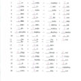 Balancing Equations Practice Worksheet Answers Second Grade