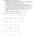 Balancing Redox Equations Worksheet