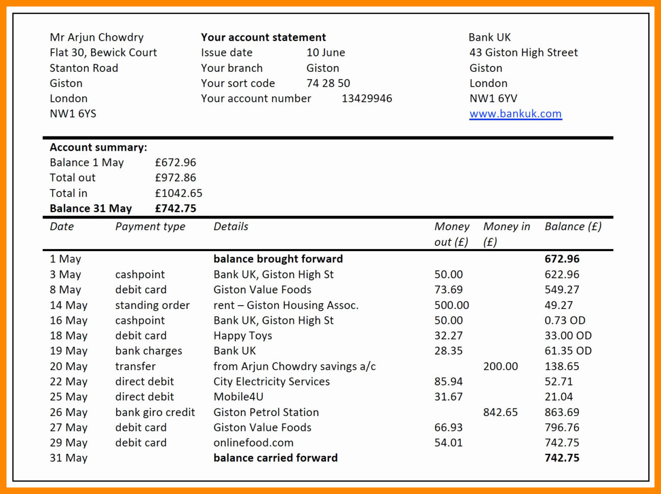 Bank Reconciliation Spreadsheet Free Free Excel Balance — db-excel.com