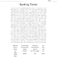 Banking Terms Word Search  Word