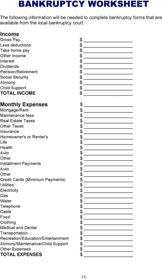 Bankruptcy Fresh Start Or Big Mistake  Pdf