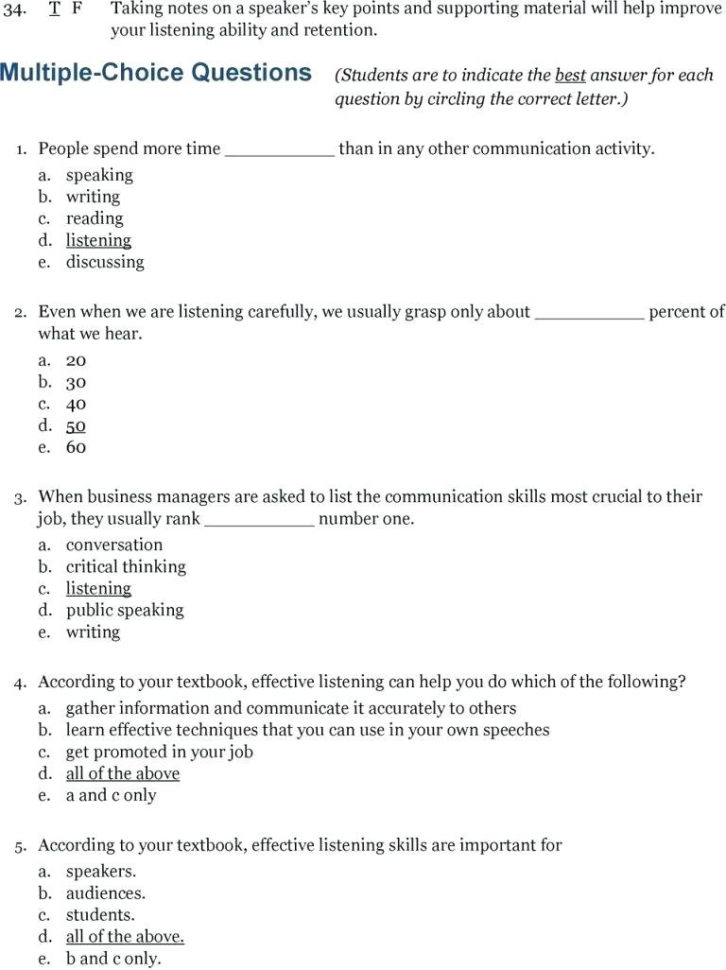 Basic Conversation Skills Worksheets – Elasticprintco