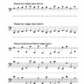 Bass Clef Ledger Lines – Worksheet – Michael Kravchuk