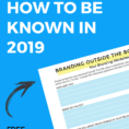 Be Known In 2019  Branding Outside The Box