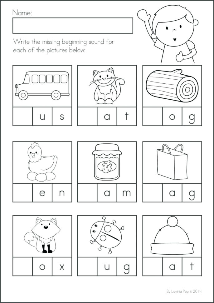 Beginning Phonics Worksheets – Oneupcolorco — db-excel.com