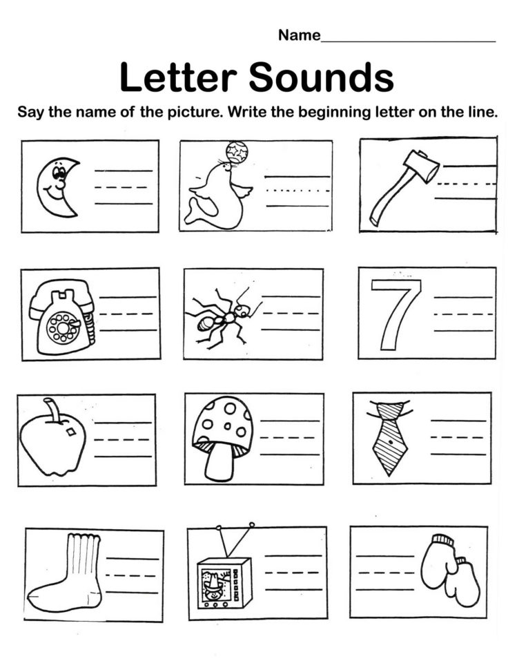 Beginning Sounds And Letters Beginning Sounds Worksheets For
