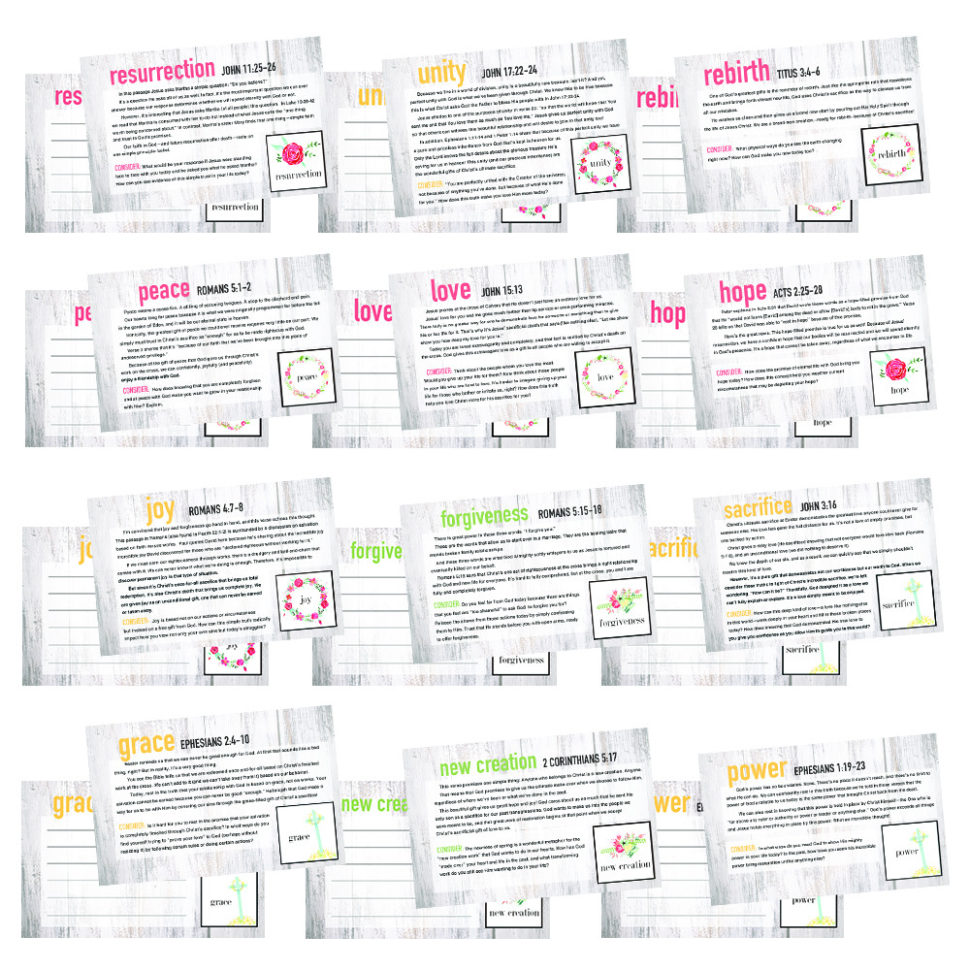 Best Easter Bible Study Lessons Printables For Families