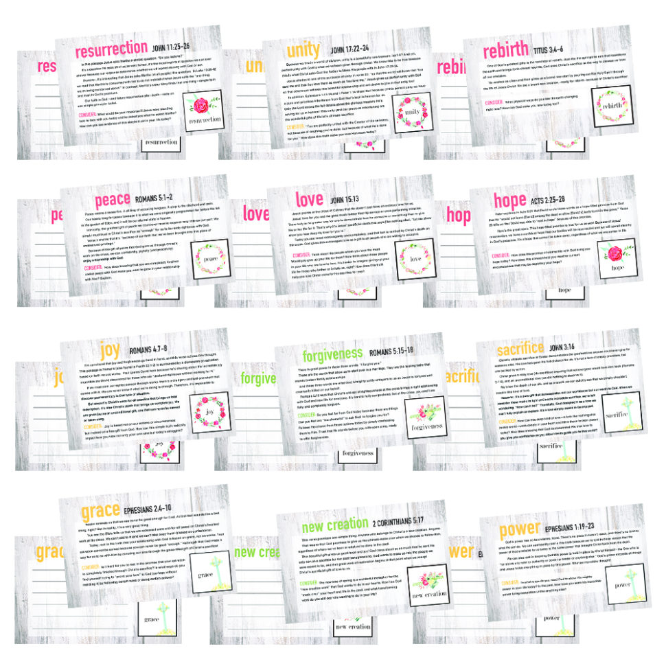 Best Easter Bible Study Lessons Printables For Families  Christ