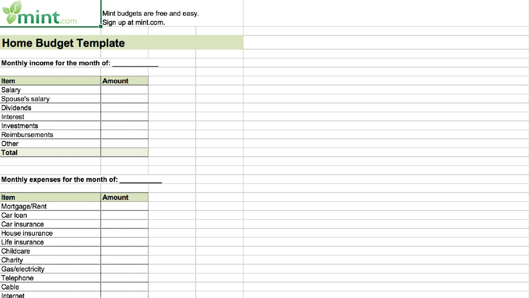 Best Family Budget Spreadsheet Worksheet S