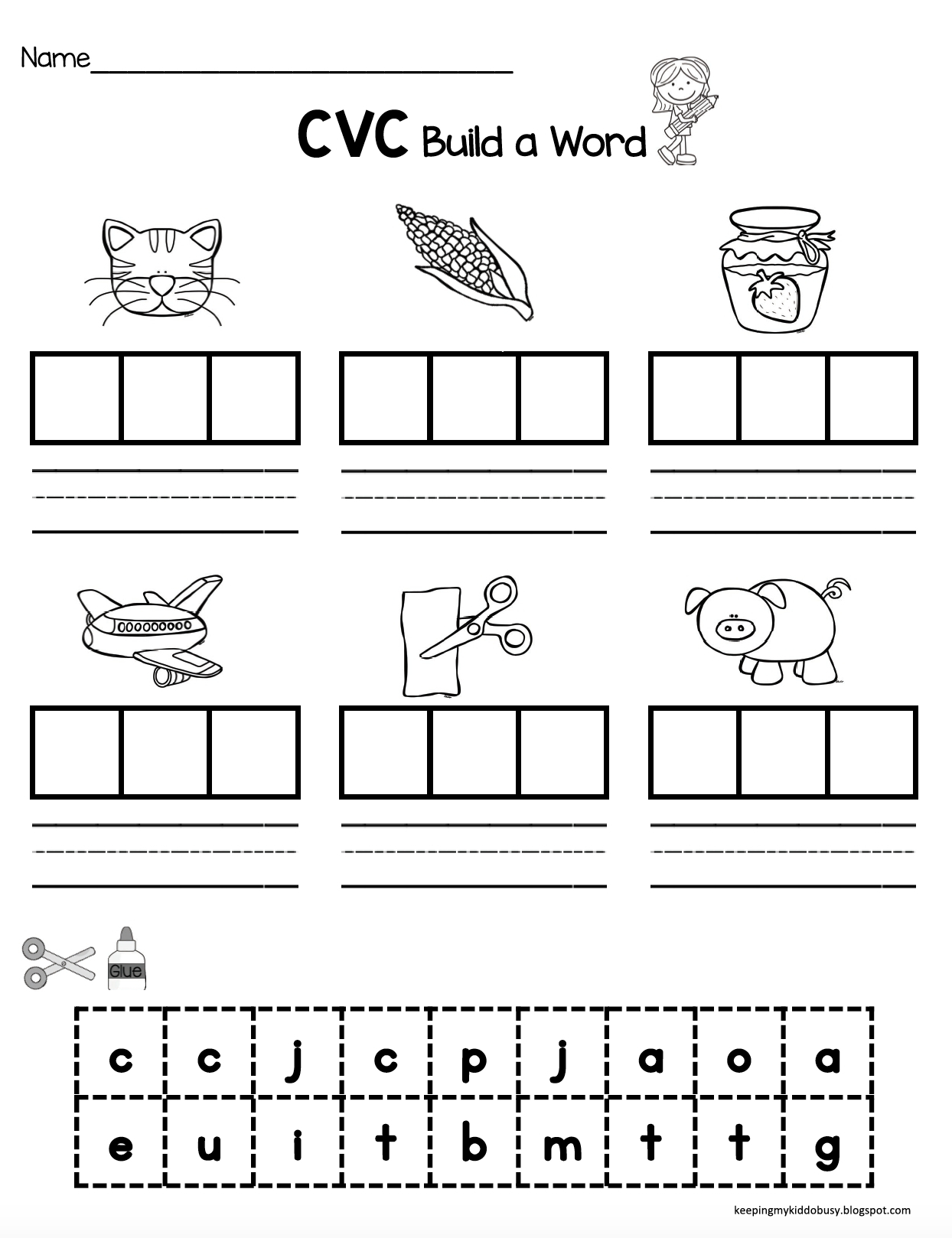 Word Family Worksheets Kindergarten —