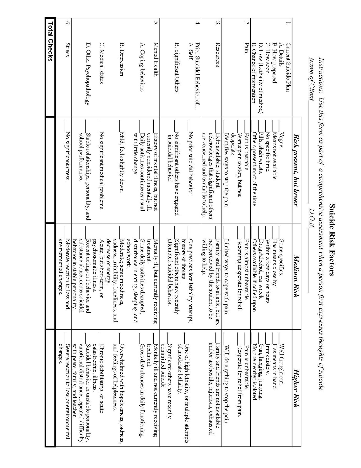 Between Sessions Mental Health Worksheets For Adults  Group