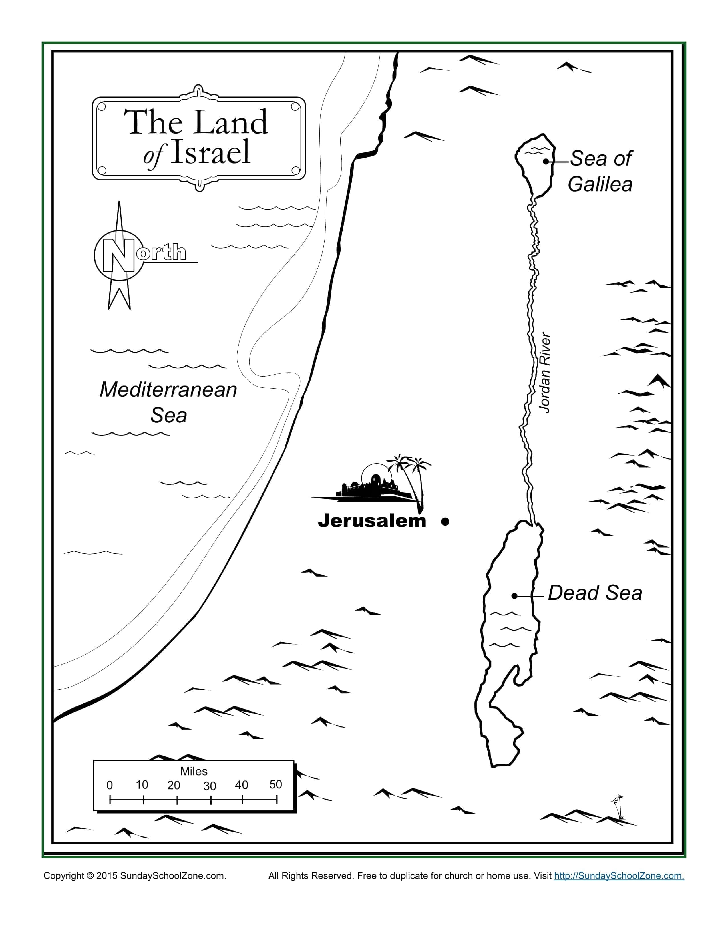 Bible Maps Archives Children s Bible Activities Sunday Db excel