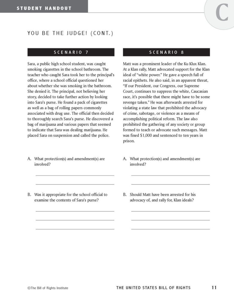 Bill Of Rights The United States How Does The Bill Of