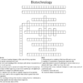 Biotechnology Crossword  Word