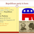 Birth Of The Republican Party  Ppt Download