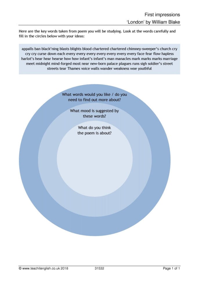 Blake William 'london'  Search Results  Teachit English Blake William 'london'  Search Results  Teachit English