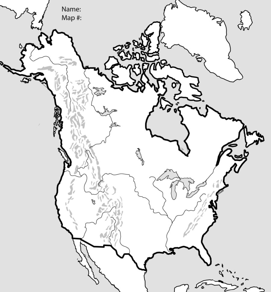 Blank Map Of Usa And Canada And Travel Information
