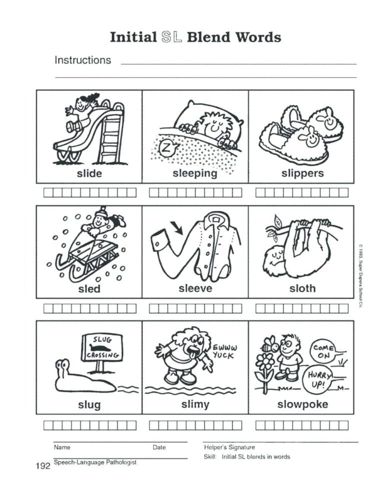 Blending Phonemes Worksheet Beginning Phonemic Areness