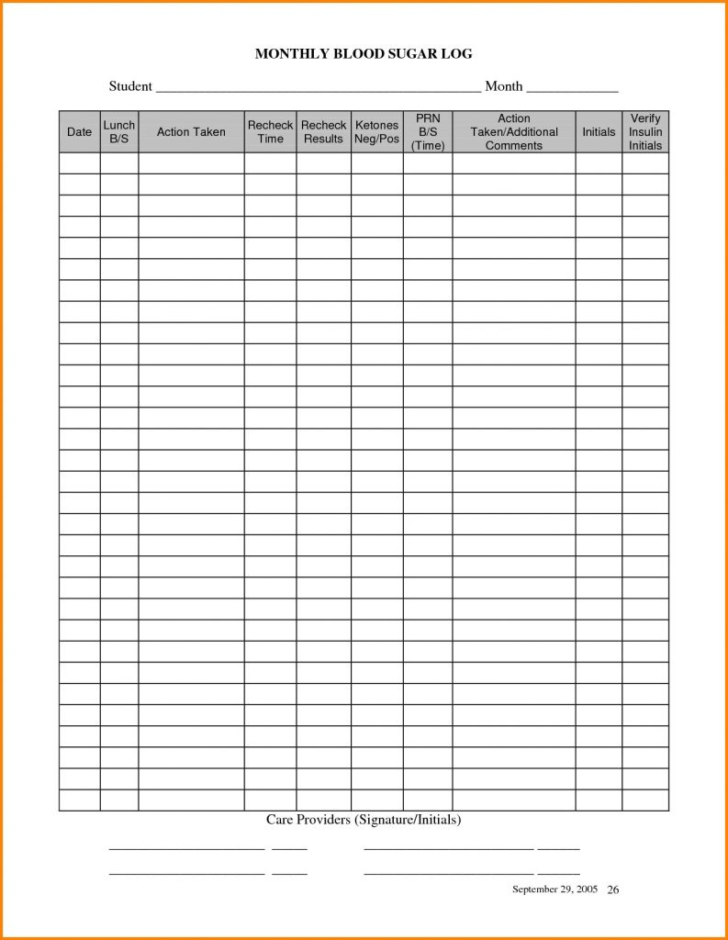 Insulin To Carb Ratio Worksheet