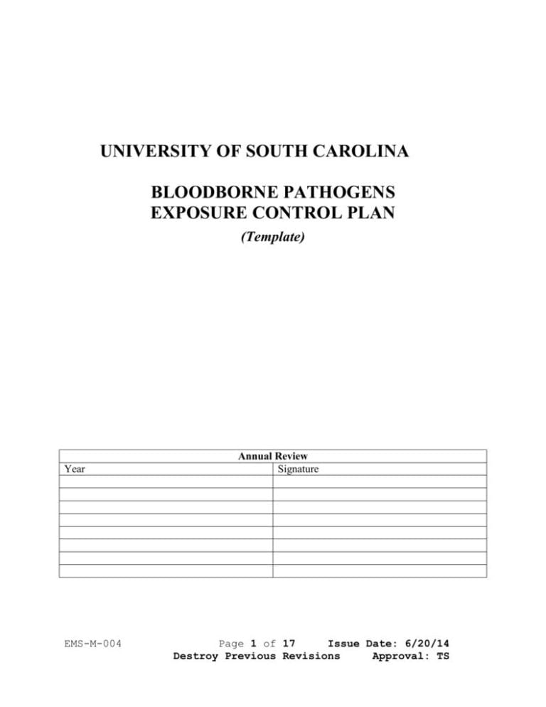 Pathogens Excel Bloodborne Pathogens Worksheet — db-excel.com