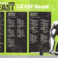 Body Beast Workout Schedule Worksheets And Calendar Downloads