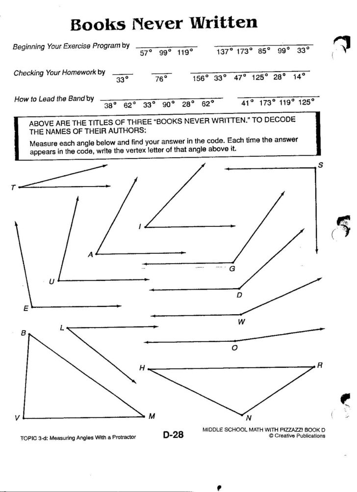 Books Never Written Math Worksheet