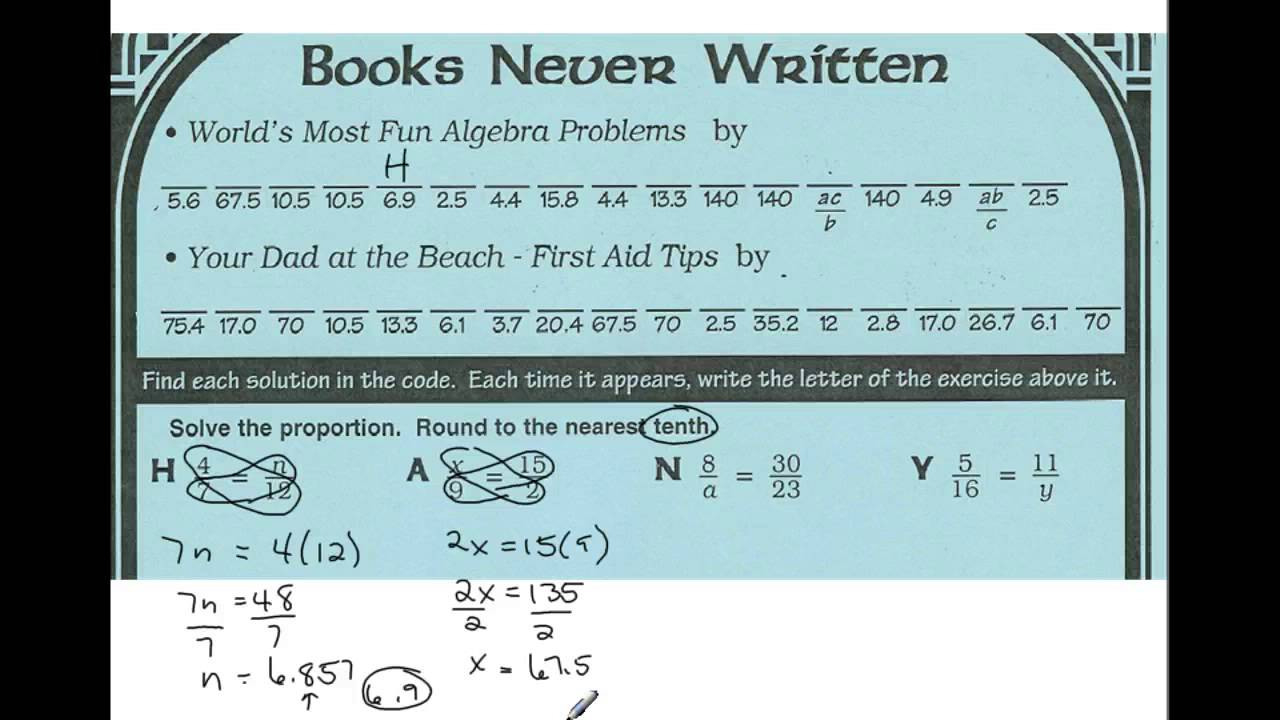 Books Never Written Math Worksheet  Yooob