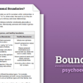 Boundaries Info Sheet Worksheet  Therapist Aid