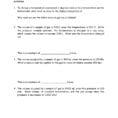 Boyle's Law And Charles' Law Worksheet