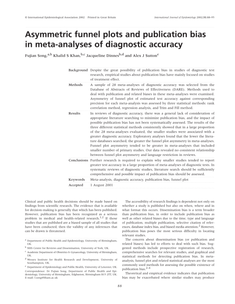 Brief Screening Questionnaires To Identify Problem Drinking During