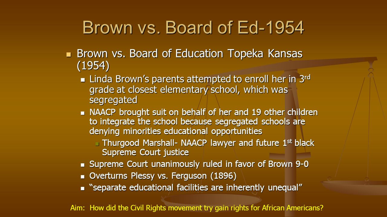 Brown V Board Of Education 1954 Worksheet Answers  Yooob