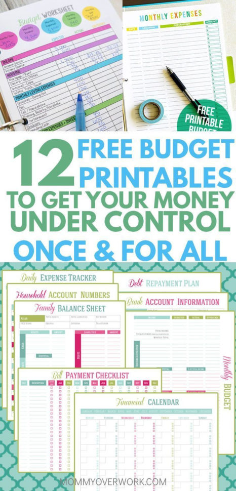 Budget For Teenager Worksheet