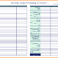 Budget Planner Spreadsheet Sheet Excel  Free